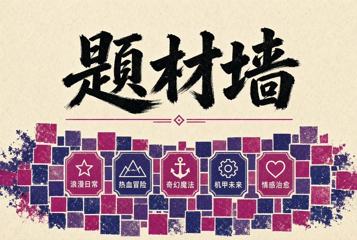 题材墙栏目画面